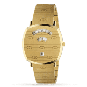 Gucci Grip 38mm Gold Dial Unisex Watch - YA157409