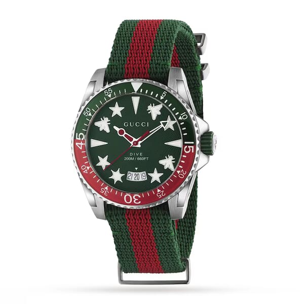 Gucci Dive Fabric Men's 40mm Watch - YA136339