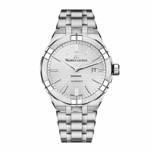 Maurice Lacroix 39mm Automatic Silver Watch - AI6008-SS00F-231-A