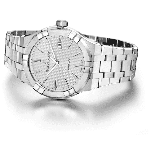 Maurice Lacroix 39mm Automatic Silver Watch - AI6008-SS00F-231-A - Image 2