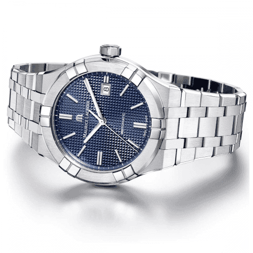 Maurice Lacroix Aikon Automatic 42mm Blue Clous de Paris Dial - AI6008-SS002-430-1 - Image 2