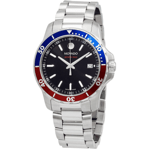 Movado Series 800 Quartz Pepsi Bezel Men's - 2600152