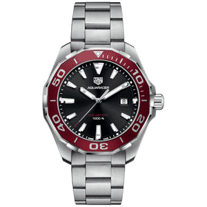 TAG Heuer Red 43mm Aquaracer Men's Watch - Way101B.Ba0746